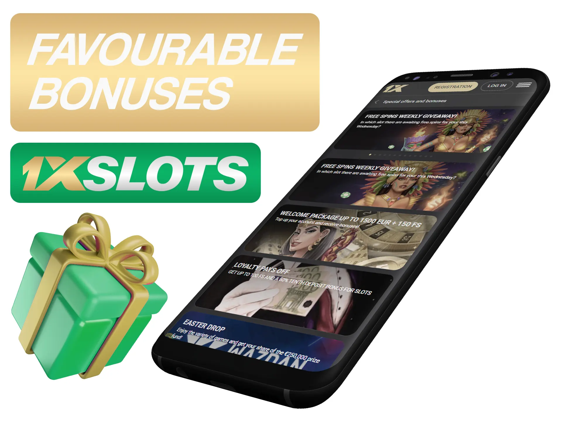 Obtenga los mejores bonos utilizando la aplicación 1xSlots.