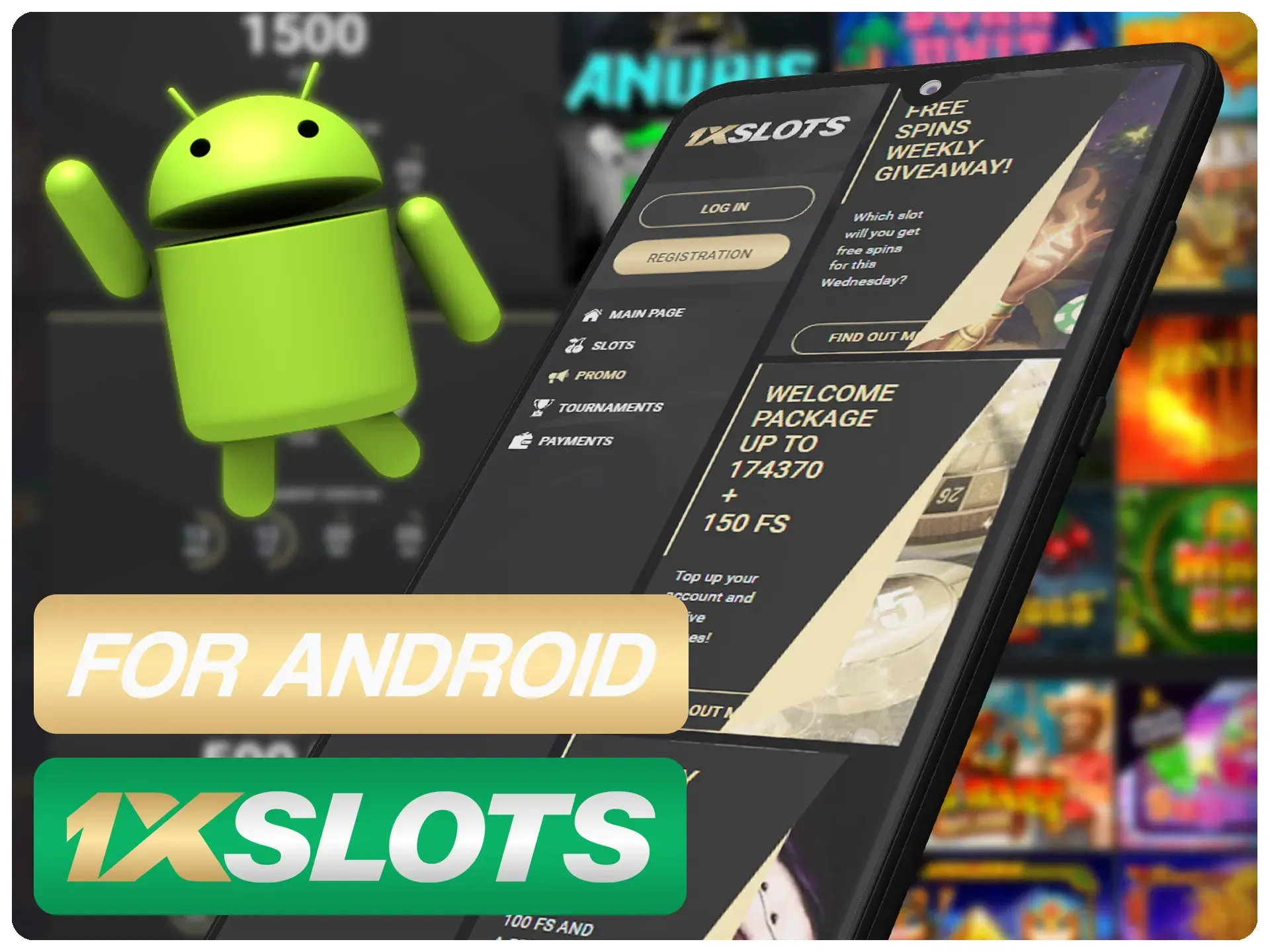 La aplicación 1xSlots se puede instalar en la mayoría de los dispositivos Android.